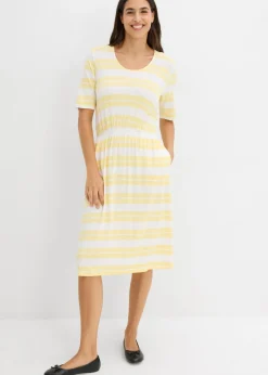 Vestido camisero de mezcla de viscosa