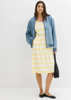 Vestido camisero de mezcla de viscosa
