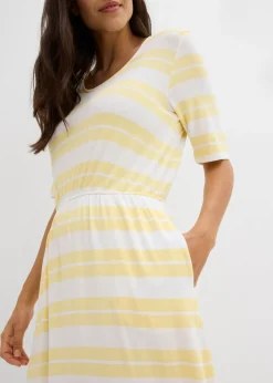 Vestido camisero de mezcla de viscosa