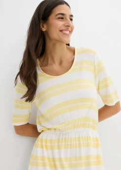 Vestido camisero de mezcla de viscosa