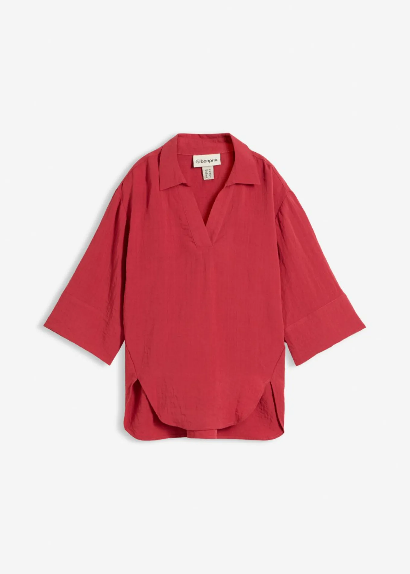 Vestido camisero de popelín