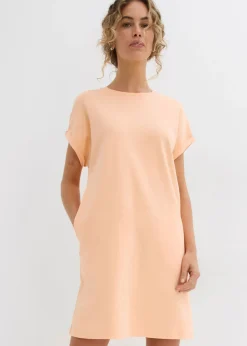 Vestido camisero de tejido interlock resistente