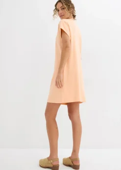 Vestido camisero de tejido interlock resistente