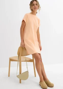 Vestido camisero de tejido interlock resistente