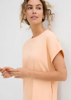 Vestido camisero de tejido interlock resistente