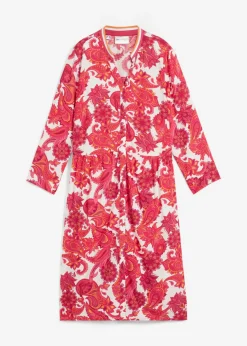 Vestido camisero de viscosa fluida