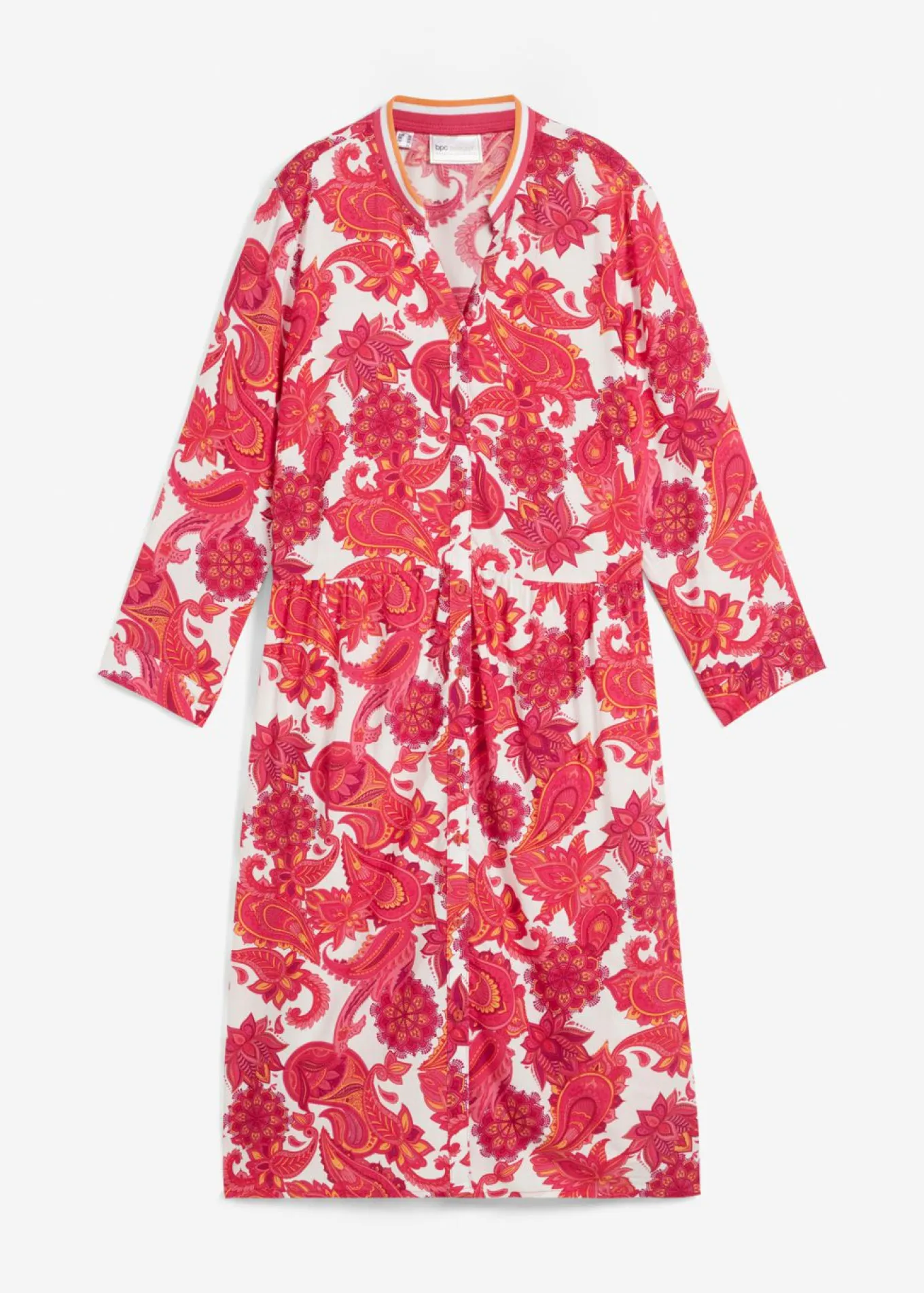 Vestido camisero de viscosa fluida