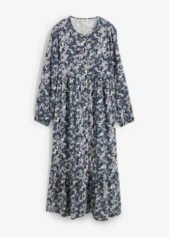 Vestido camisero de viscosa fluida