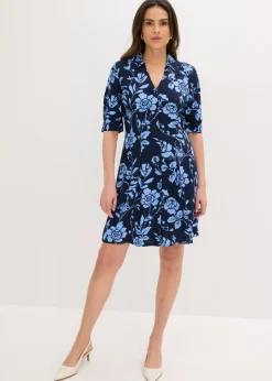 Vestido camisero de viscosa fluida