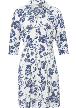 Vestido camisero de viscosa fluida