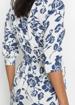Vestido camisero de viscosa fluida