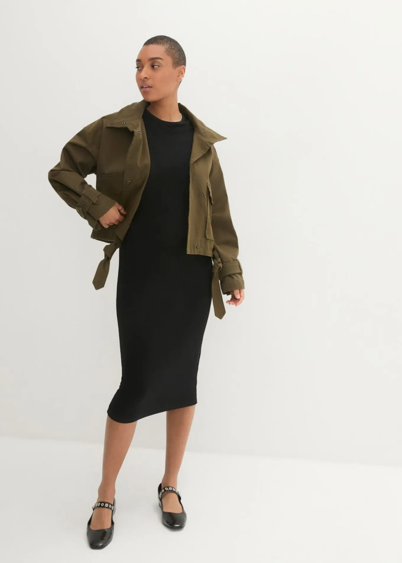 Vestido camisero de viscosa fina
