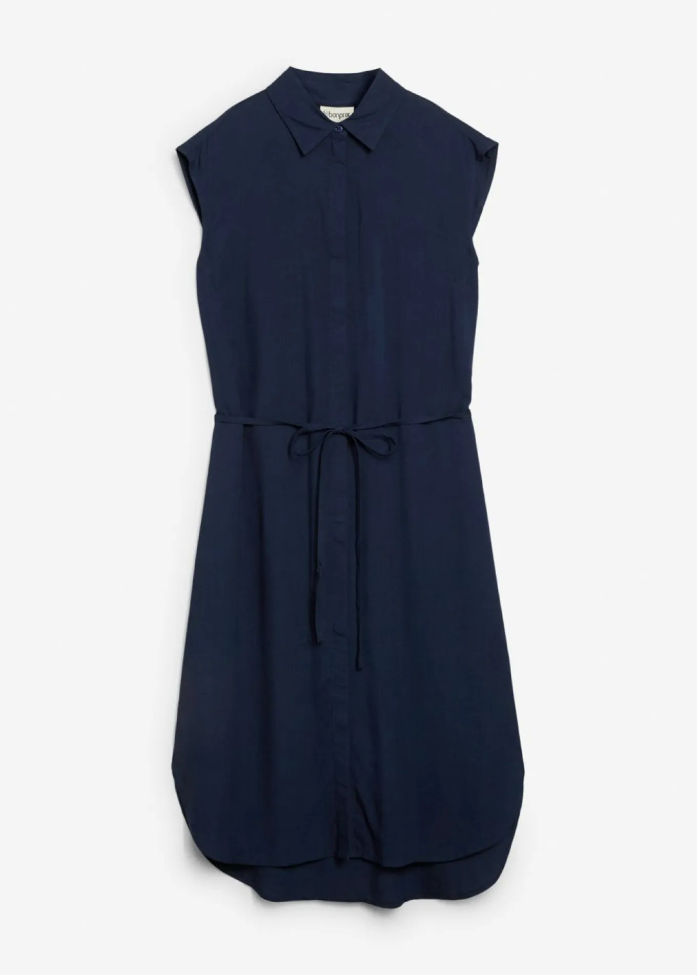 Vestido camisero de viscosa suave