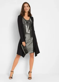 Vestido camisero de viscosa sostenible con aspecto doble