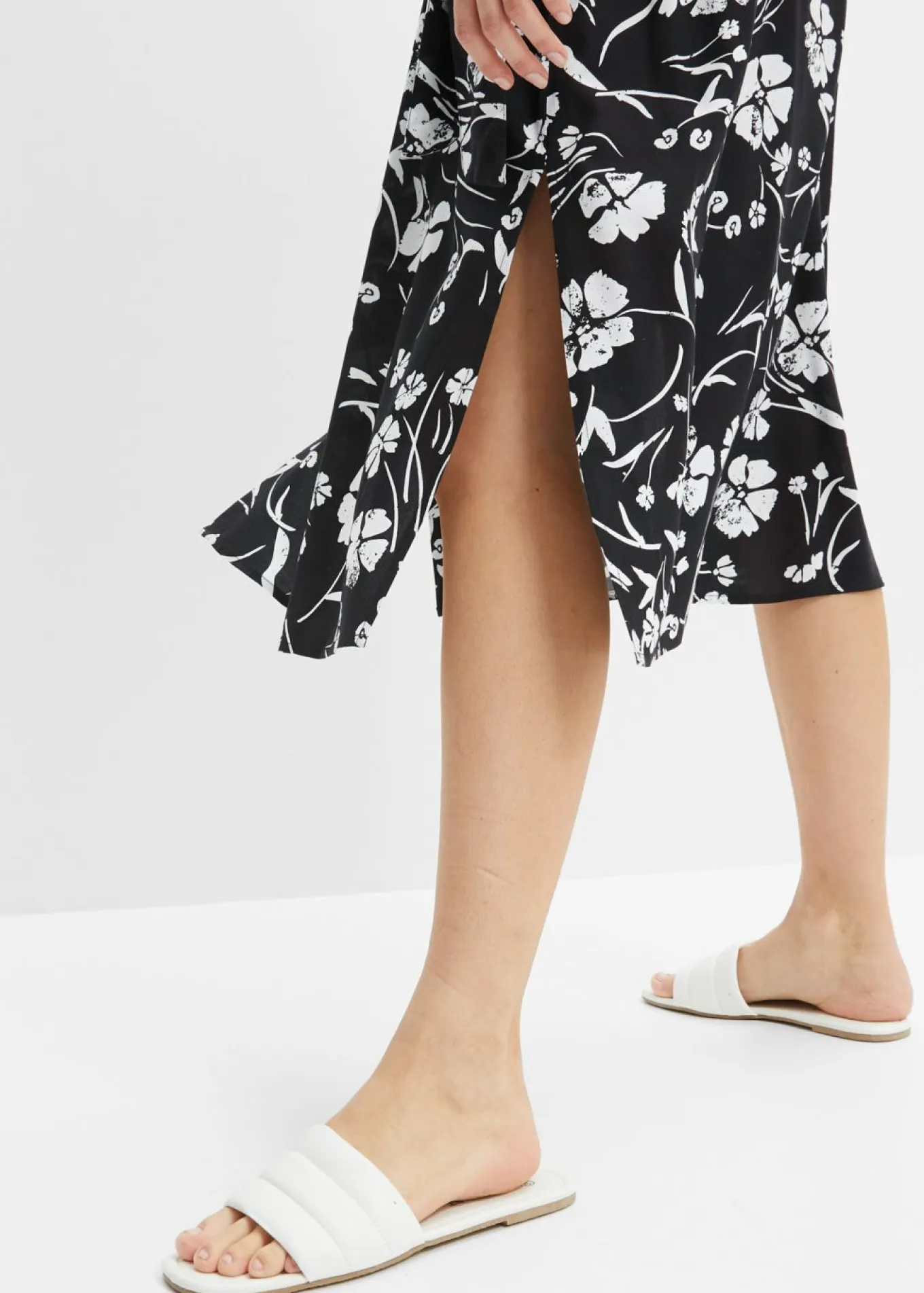 Vestido camisero de viscosa pura
