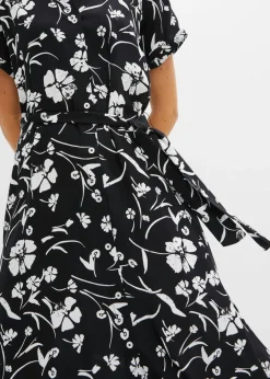 Vestido camisero de viscosa pura
