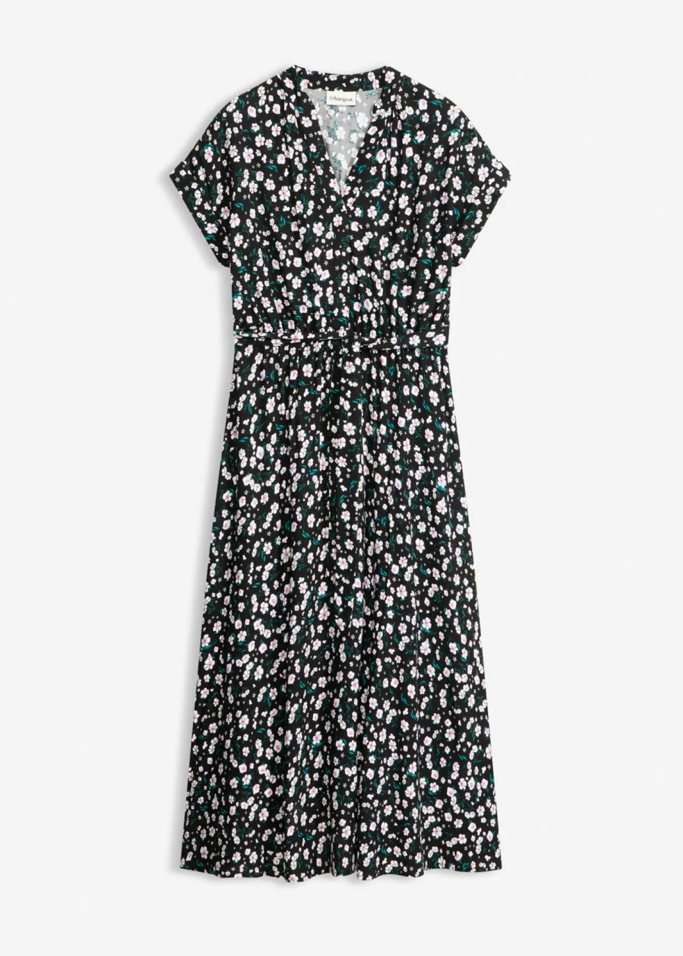Vestido camisero de viscosa fluida