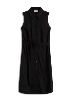 Vestido camisero de viscosa
