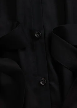 Vestido camisero de viscosa