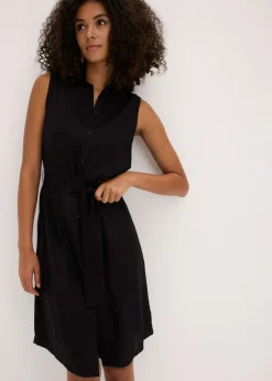 Vestido camisero de viscosa