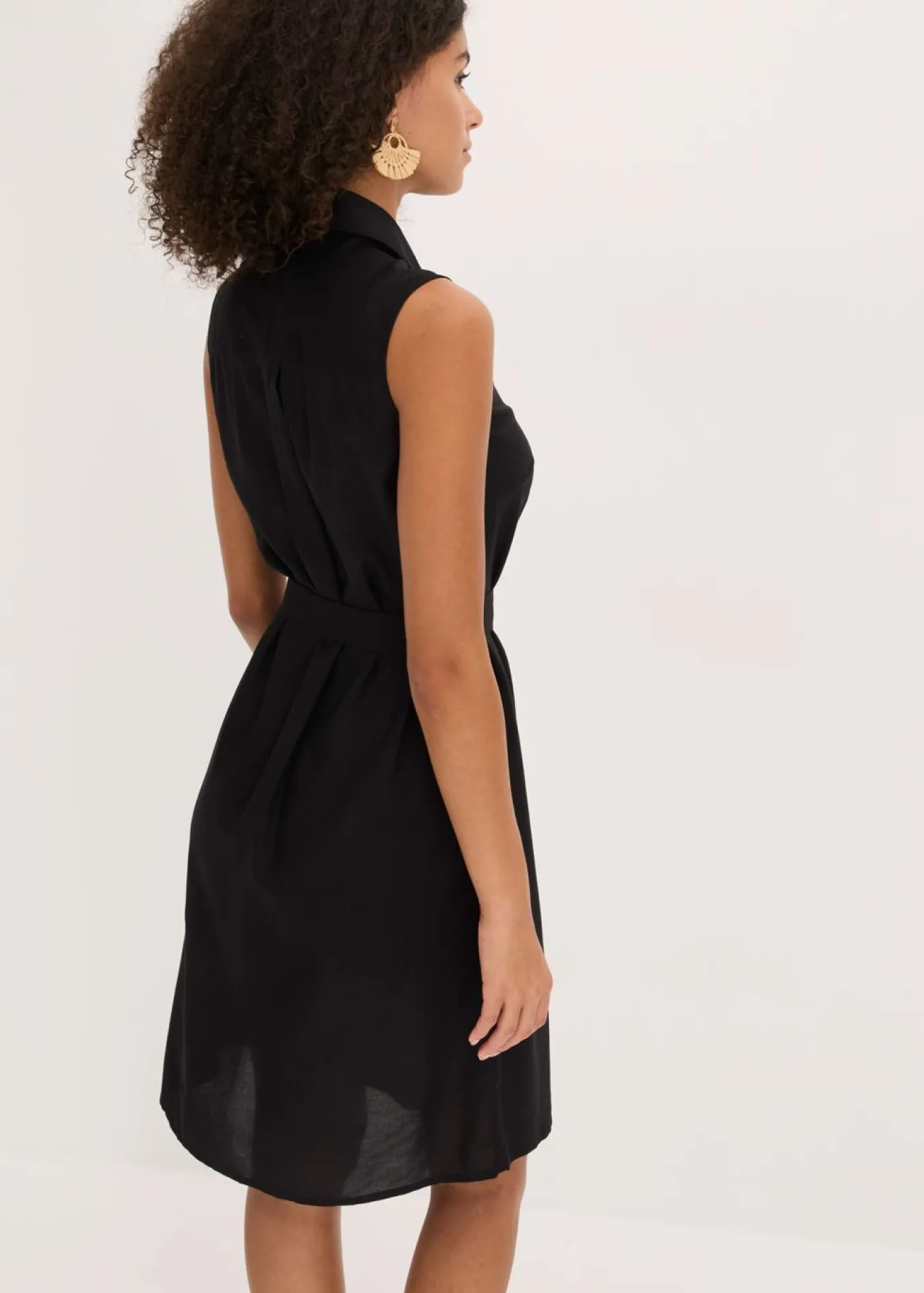Vestido camisero de viscosa