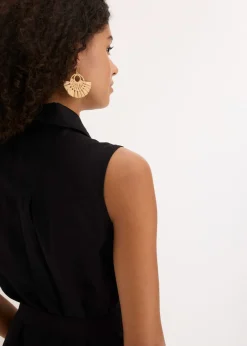 Vestido camisero de viscosa