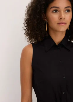 Vestido camisero de viscosa