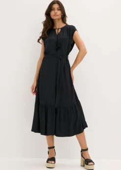 Vestido camisero fluido