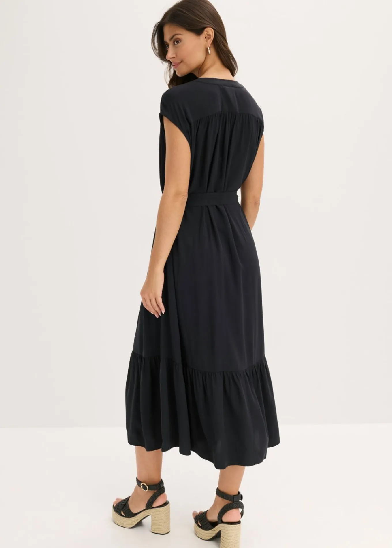 Vestido camisero fluido