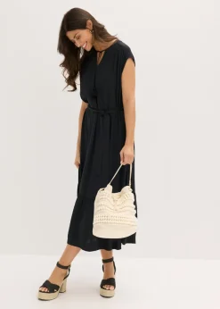 Vestido camisero fluido