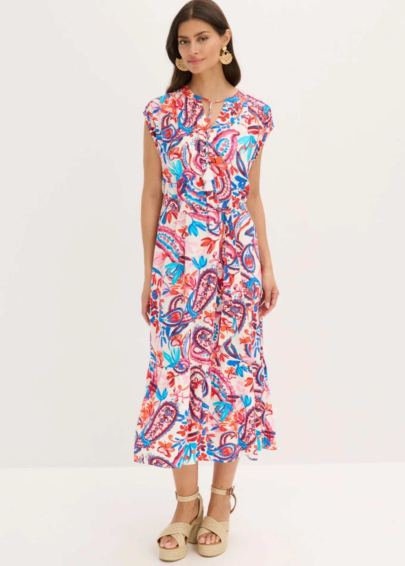Vestido camisero fluido