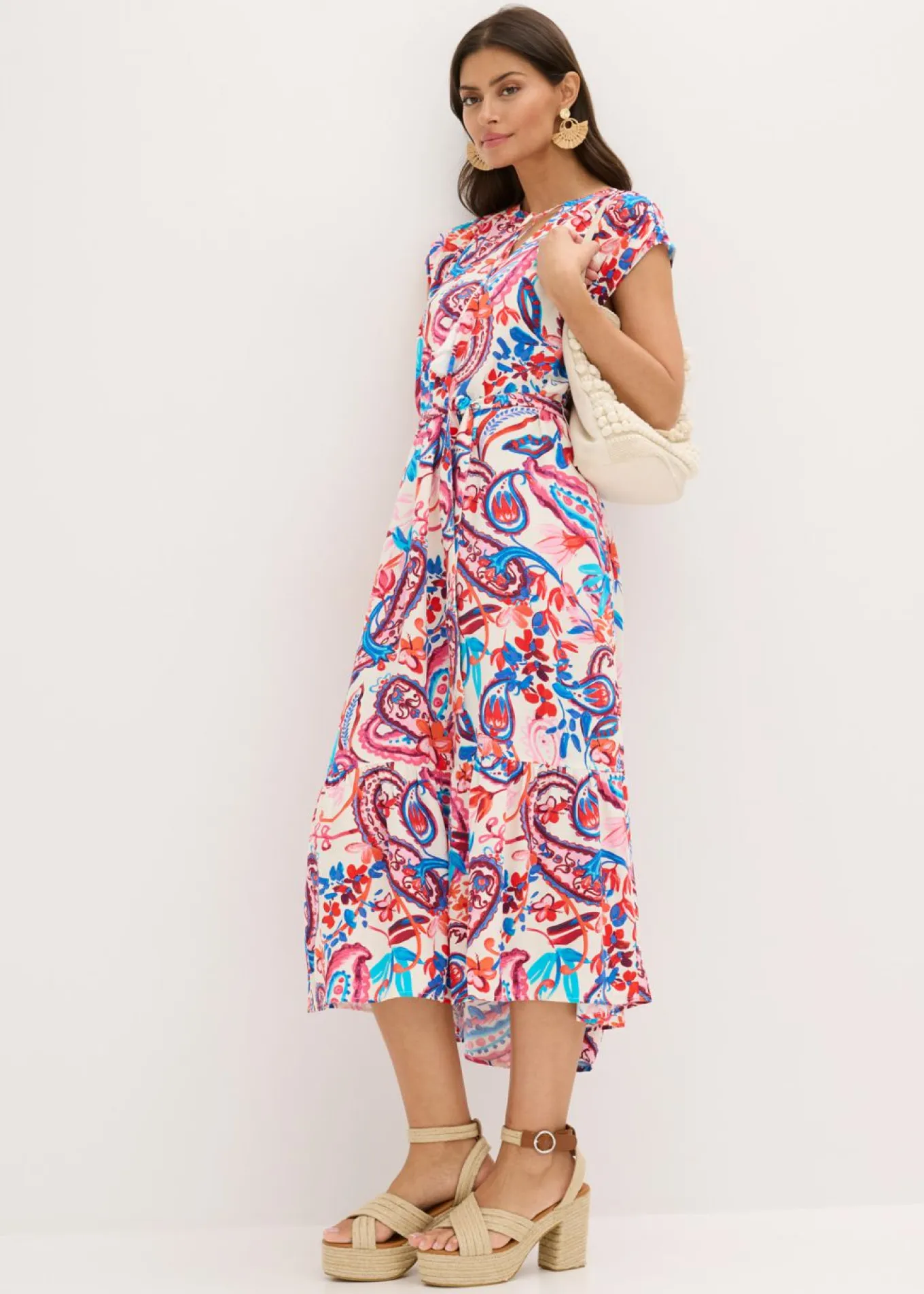 Vestido camisero fluido