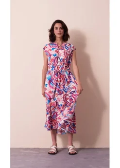 Vestido camisero fluido
