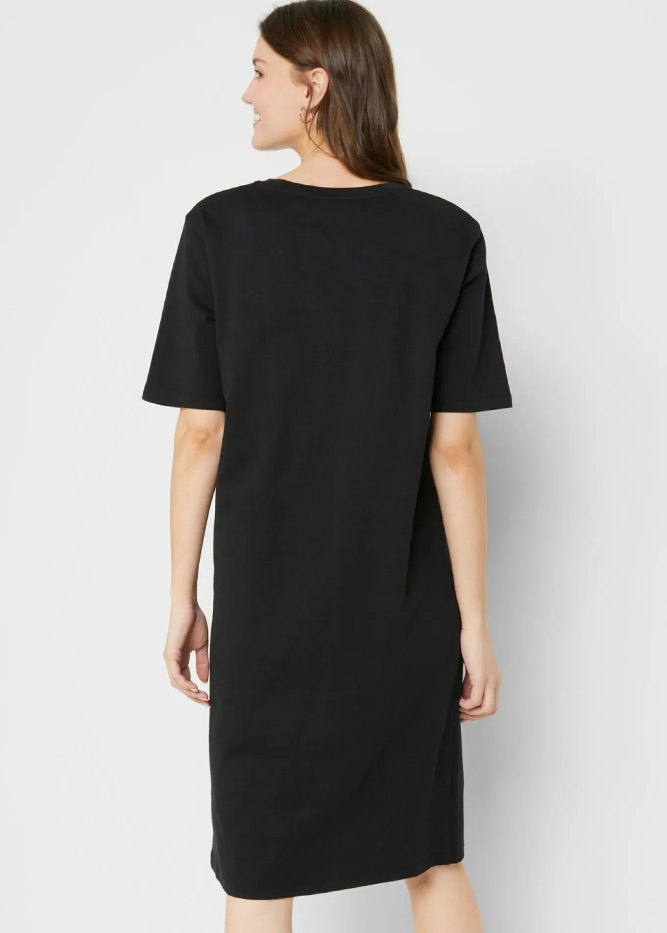 Vestido camisero holgado de algodón puro (2 unidades)