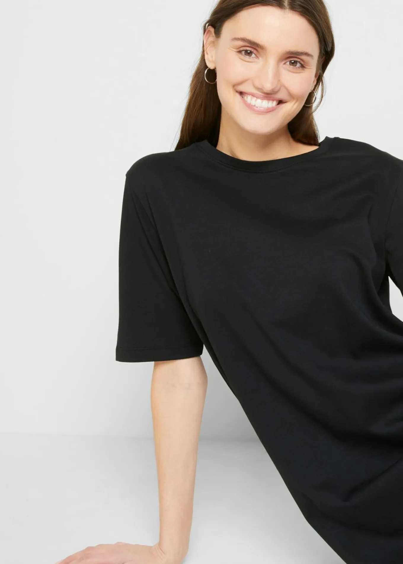 Vestido camisero holgado de algodón puro (2 unidades)