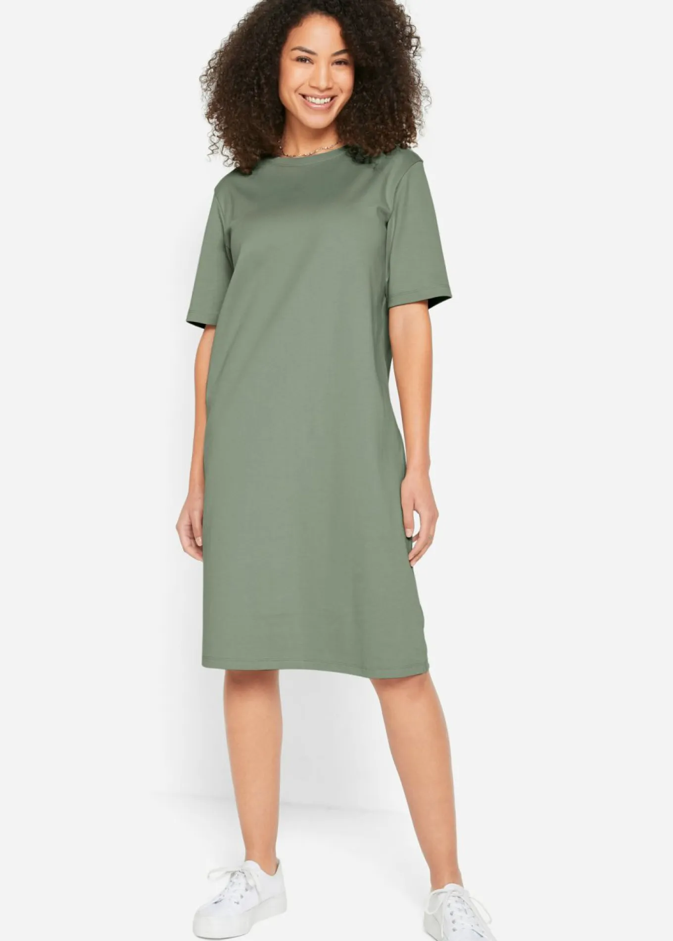 Vestido camisero holgado de algodón puro (2 unidades)