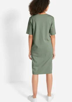 Vestido camisero holgado de algodón puro (2 unidades)