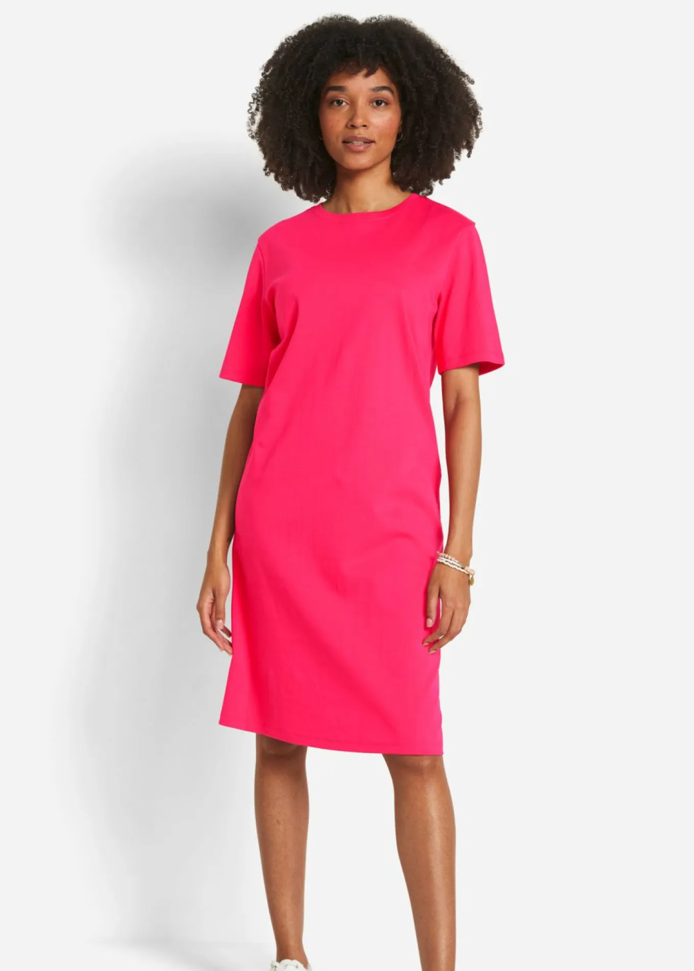 Vestido camisero holgado de algodón puro (2 unidades)