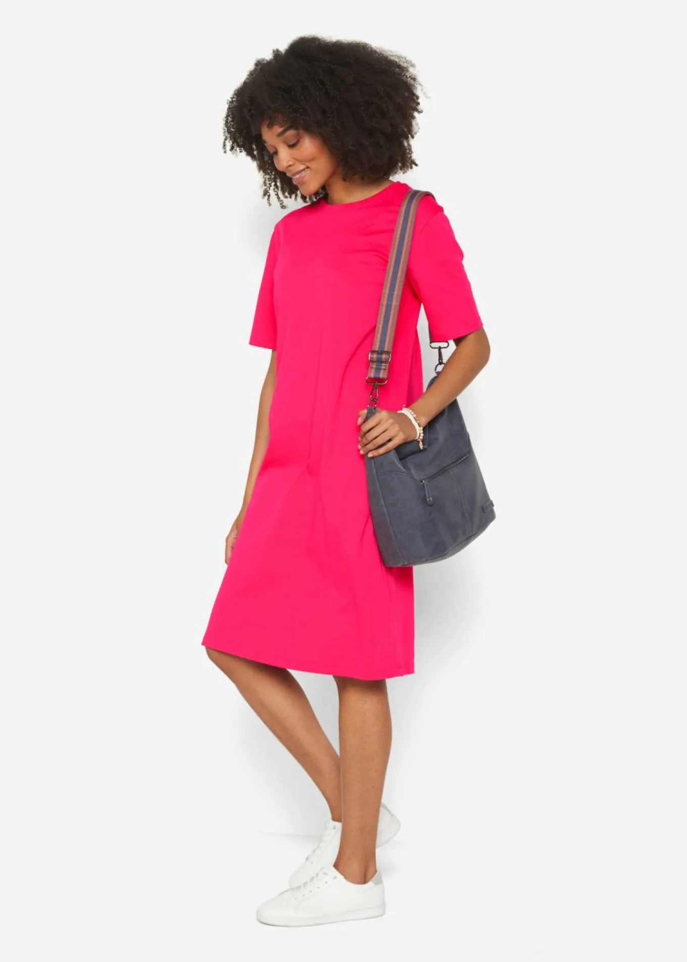 Vestido camisero holgado de algodón puro (2 unidades)