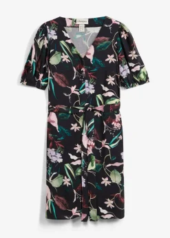 Vestido camisero premamá/de lactancia 2 en 1 de viscosa fluida
