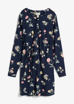 Vestido camisero premamá/de lactancia 2 en 1 de viscosa
