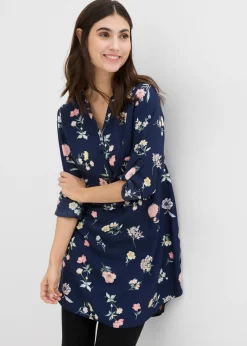 Vestido camisero premamá/de lactancia 2 en 1 de viscosa