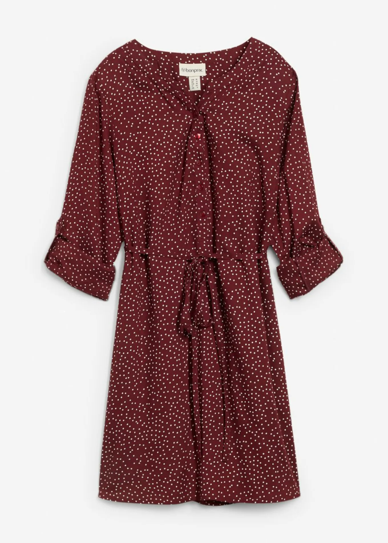 Vestido camisero premamá/de lactancia 2 en 1 de viscosa fluida