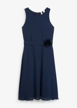 Vestido con aplicación de flores