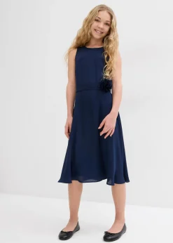 Vestido con aplicación de flores