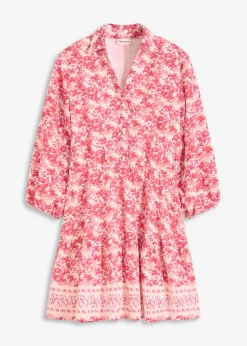 Vestido con aspecto de lino
