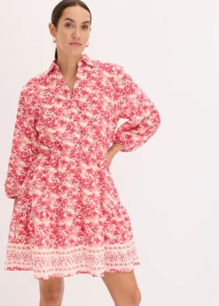 Vestido con aspecto de lino