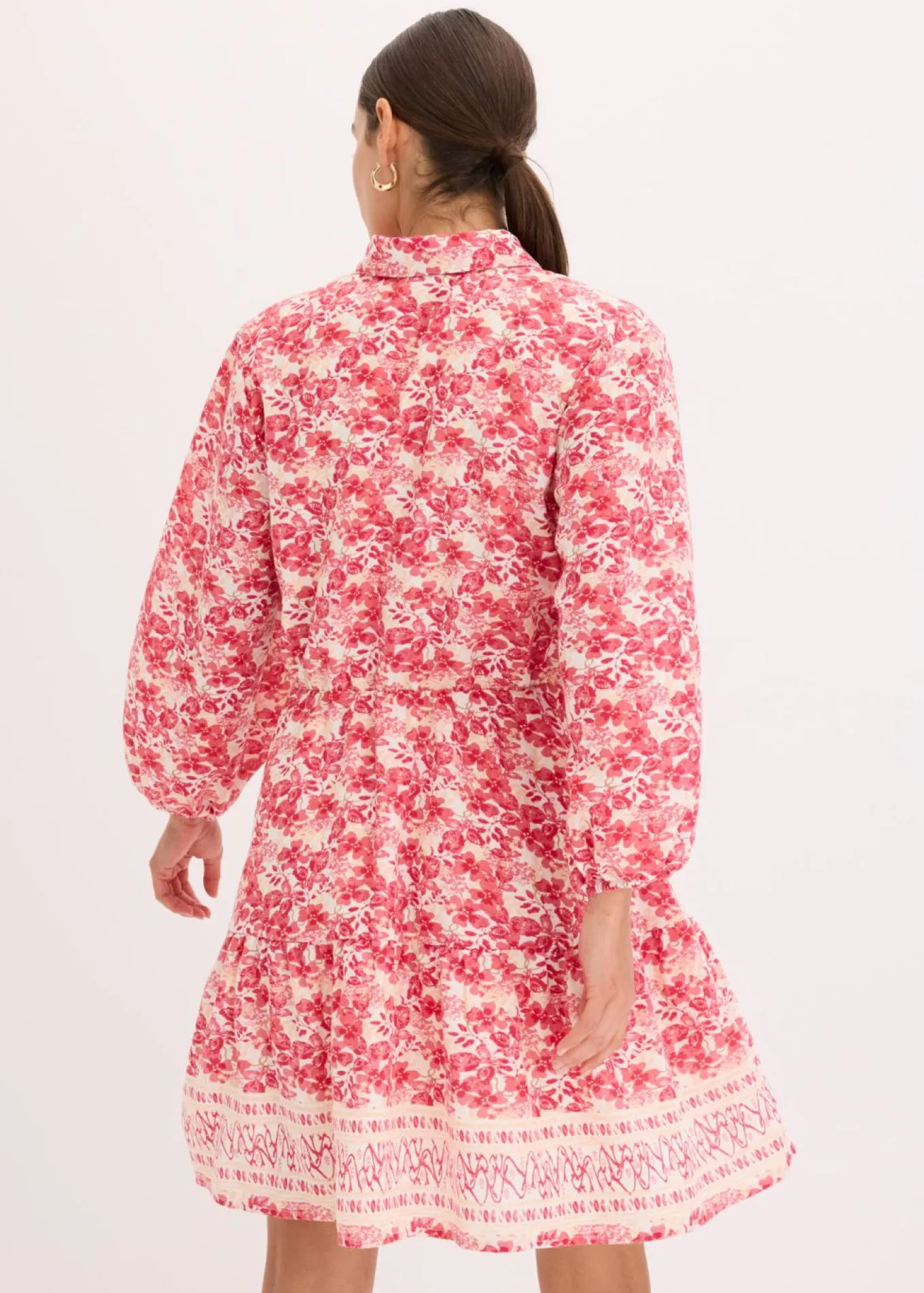 Vestido con aspecto de lino