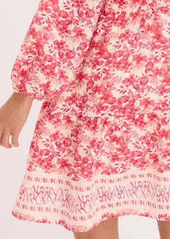 Vestido con aspecto de lino