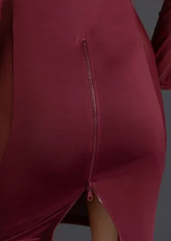 Vestido con cremallera